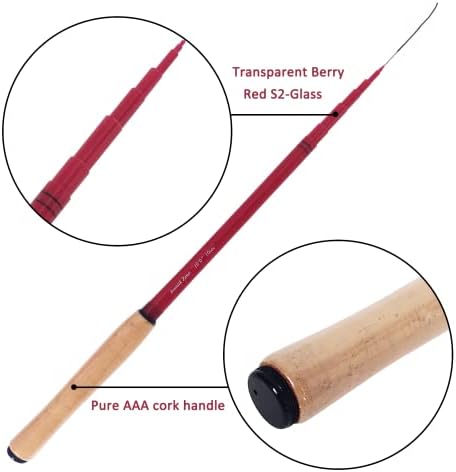 Aventik 9ft/10ft Zeno S2 Fiberglass 6:4 Tenkara Rod Kit for Anglers - Image 4