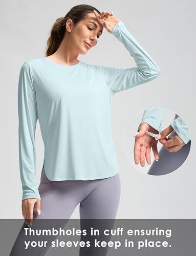 G Gradual Women's Sun Shirts UPF 50+ Long Sleeve Workout Hiking Tops - Image 6