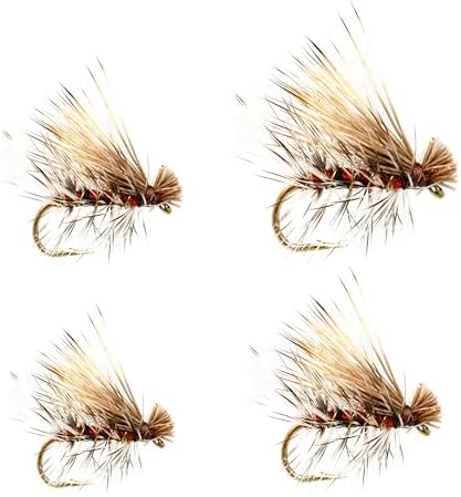 Outdoor Planet 12/24 Fly Fishing Flies Kit Fly Assortment, Dry Flies Wet Flies Streamers Nymphs Flies, Fly Fishing Assortment Kit for Bass Trout Salmon Fishing by Outdoor+Planet