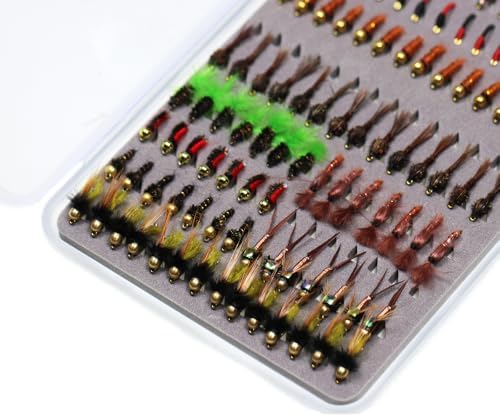 Fly Fishing Flies Assortment, 147pcs/133pcs/126pcs Fly Fishing Lures, Dry/Wet/Nymph/Streamer Flies, Trout/Panfish/Bass Fishing - Image 6
