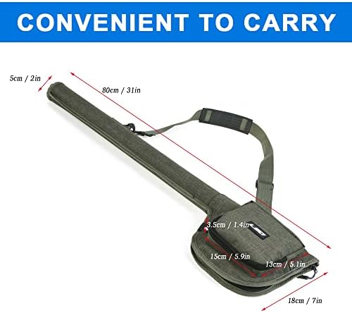 Compact Rod Case Holds 70cm 27" Pack Rods, Travel Ready - Image 5