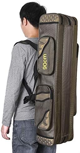 Lixada 1680D Fishing Rod Case Potable 3 Layer 90cm Waterproof Ice Fishing - Image 5