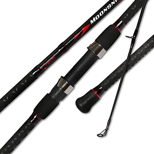 Fiblink Surf Casting Fishing Rod 2-Piece Graphite Travel Baitcasting Fishing Rod by Fiblink