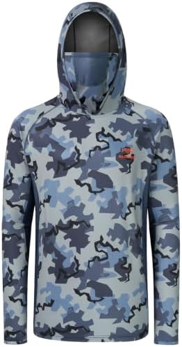 BASSDASH Men's UPF 50+ Camo Long Sleeve Hunting Fishing Hoodie Shirt - Image 5