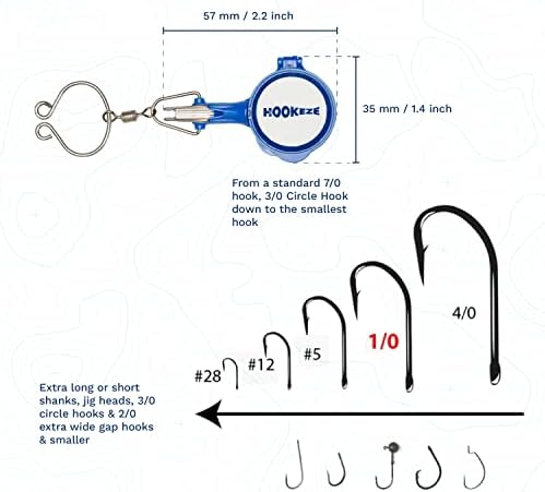 HOOK-EZE Fishing Knot Tying Tool | Protect from Fish Hooks | Tie Fishing Knots Easily | Cool Gadgets for Fishermen | Ice Fly Fishing | Fishing Accessories for Beginner Anglers | Nail Knot Tool - Image 6