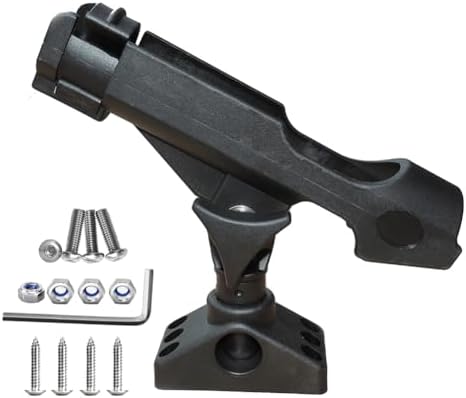 Fishing Rod Holders for Boat Rod Holder 360-degree Kayak Rod Holder Side Deck Mount Rod Holder Boat Fishing Pole Holders by KUNPENG
