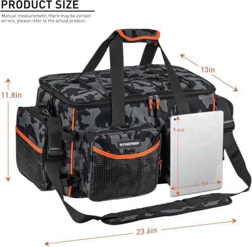 THKFISH Waterproof Large Fishing Tackle Bag for 3600/3700 Tackle Box - Image 5