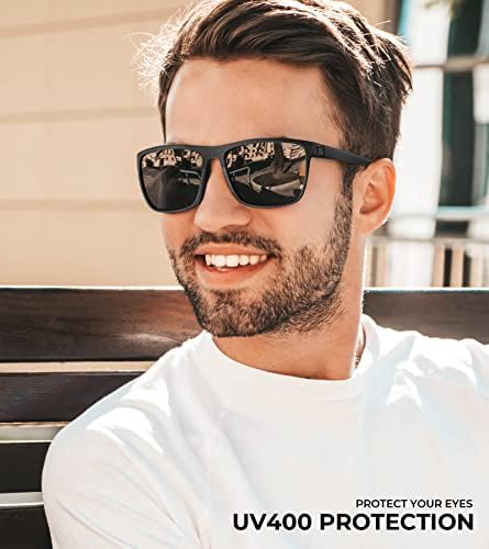 KALIYADI Polarized Sunglasses for Men, Lightweight Sun Glasses with UV Protection for Driving Fishing Golf - Image 2
