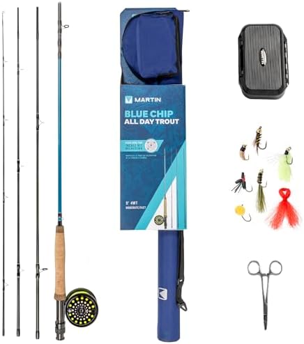 Martin Fly Reel and Fishing Rod Combo Kit by Martin