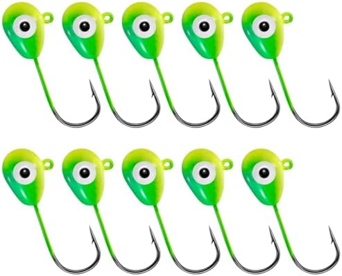 Alwonder 10-Pack Floating Jig Heads Fishing Floats Jigs Lures High-Ball Floater Hook, Surf Fishing Trolling Rockfishing Pompano Rigs Floats for Bass, Walleye, Panfish, Perch, Trout, Redfish by Alwonder