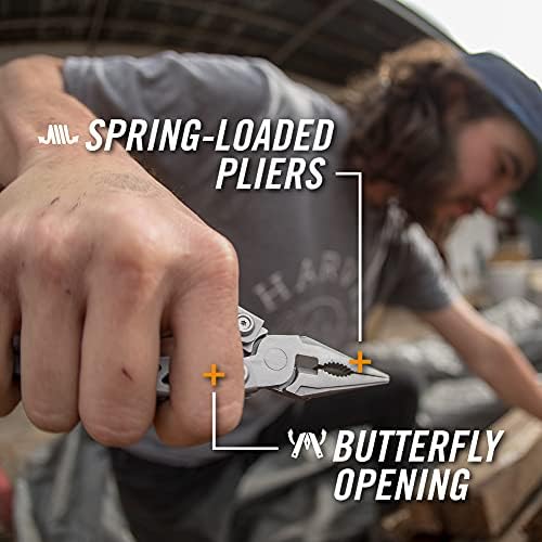 Gerber Gear Suspension-NXT 15-in-1 EDC Multi tool with Pocket Knife, Needle Nose Pliers and Wire Stripper Tools, Gifts for Men, Survival and Camping Gear, Stainless Steel (Pack of 12) - Image 3