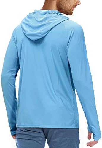 Roadbox Mens Fishing Sun Hoodie, Long Sleeve UPF 50+ UV Protection Shirts - Image 2