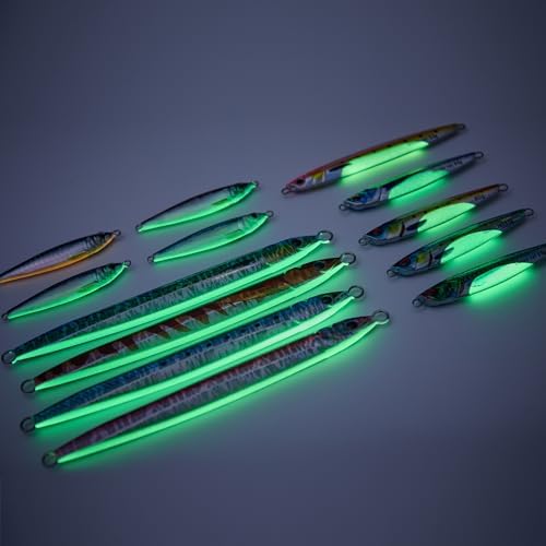 OCEAN CAT Long Casting Slow Fall Pitch Fishing Jigs Lures Lead Metal Flat Sinking Vertical Shore Jigging Bait with Assist Hook for Saltwater Freshwater Fishing 40g 60g 80g - Image 3
