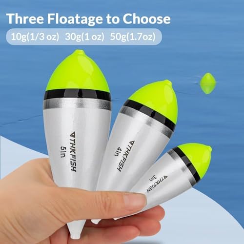 THKFISH Fishing Bobbers Slip Bobbers for Fishing Floats Bobbers for Fishing Balsa Bobbers for Steelhead Fish Float Rigs Freshwater Saltwater Floatage - Image 5