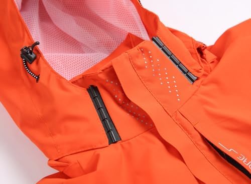 Men's Lightweight Waterproof Rain Jacket,Shell Hooded Outdoor Raincoat Hiking Windbreake jacket - Image 2