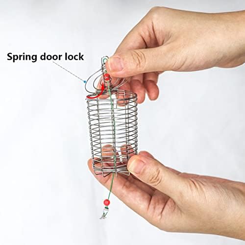 10pcs Fishing Bait Trap Cage Feeder, Baits Cage Basket Holder Coarse Lure Feeder Fishing Tackle Kit - Image 4