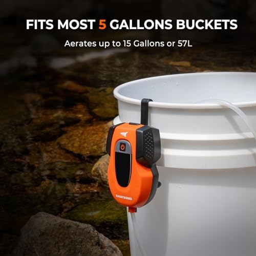 KastKing Li3 Rechargeable Live Bait Aerator Pump & Bubbler with Hang Hook - Image 3