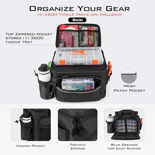 KastKing Karryall with Box Tackle Bag, Saltwater & Freshwater Gear Storage - Image 3