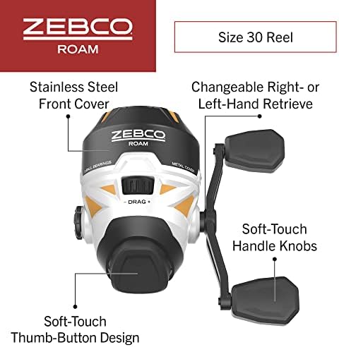Zebco Roam Spincast Reel and Fishing Rod Combo - Image 3
