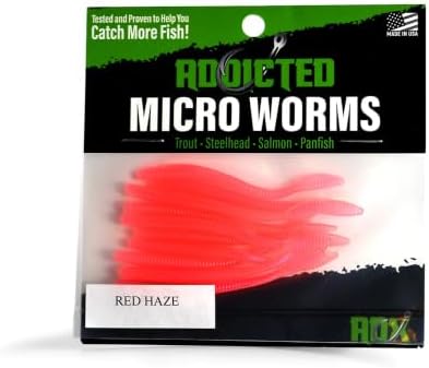 Micro Worm Lure – Soft Bait with Lifelike Movement and Durable Design by AddictedFishing