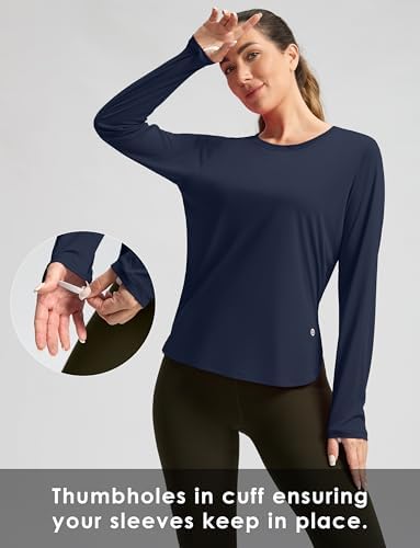 G Gradual Women's Sun Shirts UPF 50+ Long Sleeve Workout Hiking Tops - Image 6