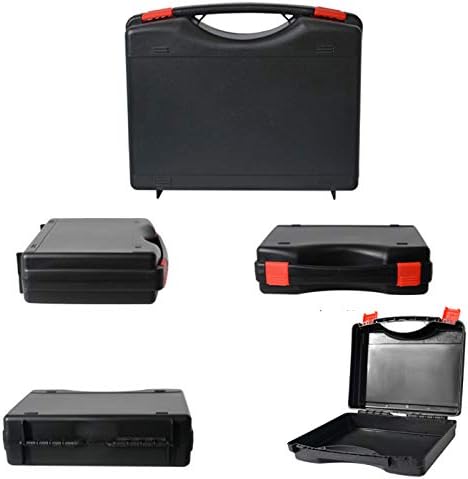 Small Hard Case with Pluck Foam, 12" Customizable Interior Protection Carrying Case for Pistol, GoPro, Microphone, Handgun, Camera - Outer Size: 12.2” x 10” x 2.7” - Image 5