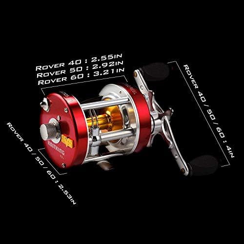 KastKing Rover Round Baitcasting Fishing Reels, Perfect Reel for Catfish - Image 5