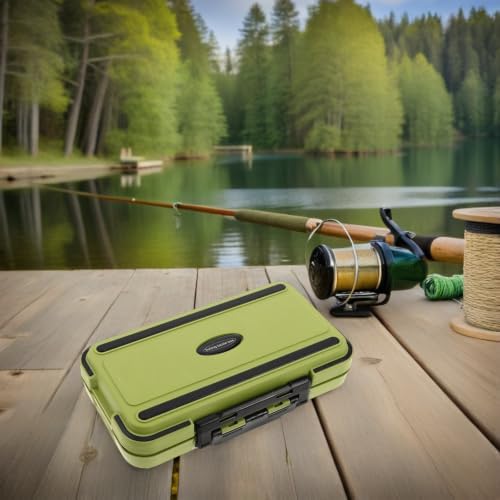 Waterproof Fishing Tackle Box, Hard ABS Lure Bait Keeper with Dividers - Image 7