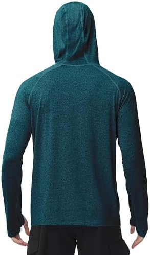 Roadbox Men's UPF 50+ Fishing Shirts, Long Sleeve UV Sun Protection Hoodie - Image 3