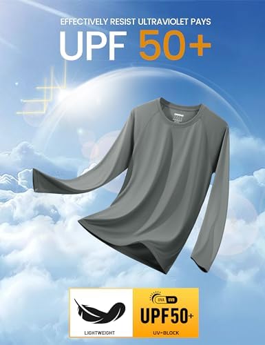 MAGCOMSEN Men's Long Sleeve Shirts UPF 50+ UV Sun Protection Athletic Shirts for Hiking Running Workout Rash Guard - Image 3