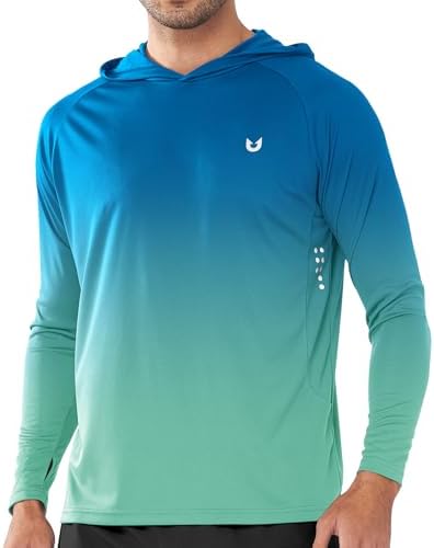 NORTHYARD Men's Sun Hoodie Long Sleeve Fishing Shirts UPF 50+ Rash Guard by NORTHYARD