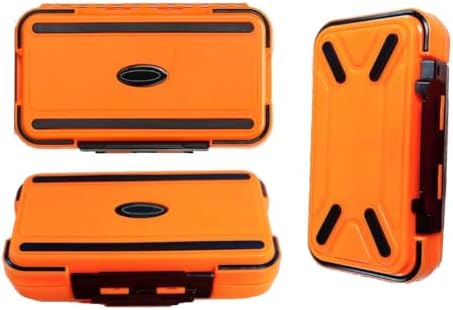 Waterproof Fishing Tackle Box, Floating Storage, Double-Sided Lure Box with Adjustable Dividers, Jewelry Organizer Making Kit Container for Earring Tool, Hook Beads Storage. by TcakeloxProAnglerSupply
