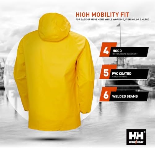 Helly Hansen Mandal PVC Rain Jacket for Men - Image 7