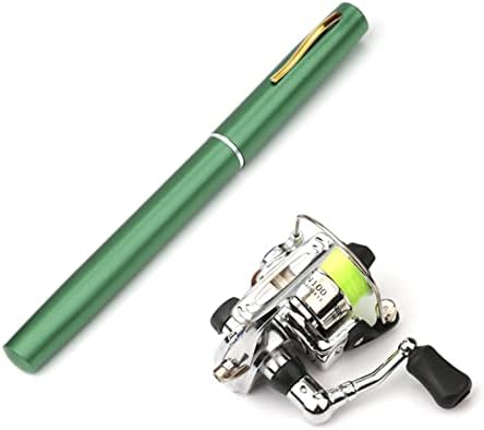 Lixada Fishing Rod Reel Combo Mini Pen Fishing Pole Kit Telescopic Fishing Rod Spinning Reel Combo Kit by WelconetoLixada