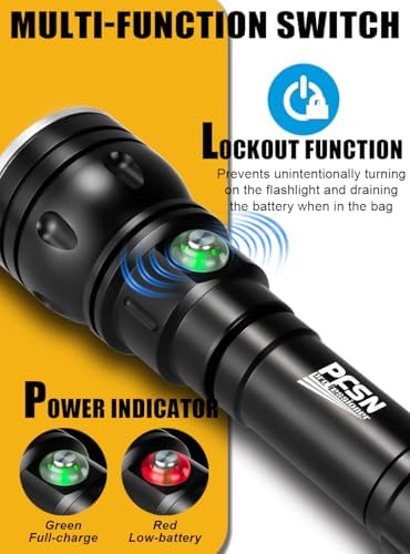 PFSN Dive Light Scuba Diving Flashlight with 3000 Lumens Yellowish Light - Image 4