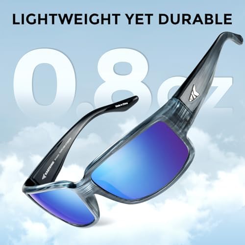 KastKing Skidaway Polarized Sport Sunglasses for Men and Women, Wrap Design - Image 6