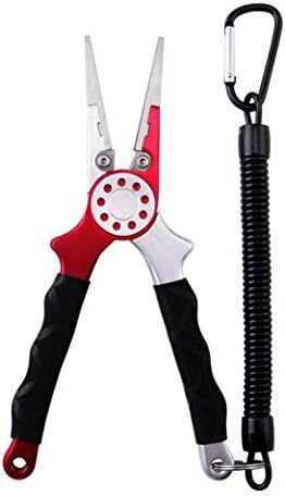 Saltwater Fishing Pliers, Aluminum Braid Cutter with Sheath - Image 5