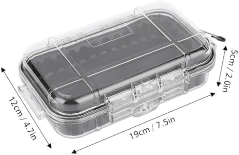 HERCHR Dry Box Outdoor Waterproof Airtight Storage Case Hard Shell Wet Dry Box Carry Box Tackle Organization for Camping, Fishing - Image 2