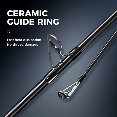 BERRYPRO Surf Spinning Rod Carbon Fiber Surf Rod Travel Fishing Rod (9'/10'/11'/12') - Image 2