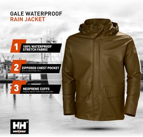 Helly Hansen Gale Men's Rain Jacket, Waterproof, Stretch Fit, Hiking Jacket - Image 3