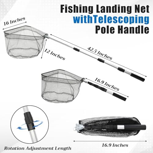 RoundFunny 13 Pcs Fishing Tool Kit, Fishing Pliers with Lanyard - Image 2