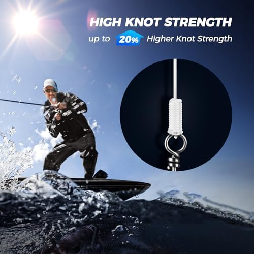 KastKing Kovert 100% Fluorocarbon Fishing Line - Clear Fishing Leader - Image 6