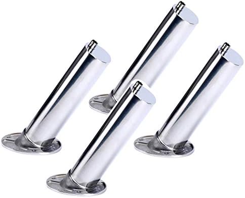 Amarine Made 4-Pack Heavy 316 Duty Stainless Steel Rod Holders with Drain, Flush Mount Fishing Rod Pole Holders (30 Degree) - Image 4
