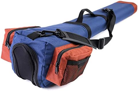 M MAXIMUMCATCH Maxcatch Fly Fishing Rod Case with Reel Pouch, Complete Rod Protection Bag, Single and Dual Rod Tube with Shoulder Strap by Maxcatch