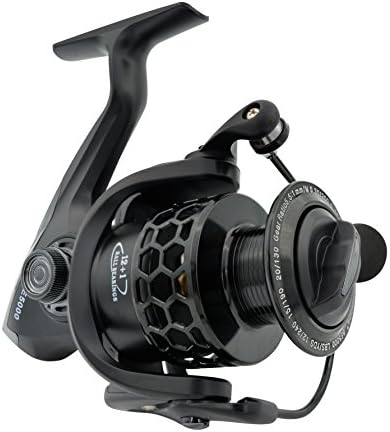 Fishdrops Spinning Fishing Reels 12+1BB Ultra Lightweight Carved Aluminum Spool Reels Affordable Smooth Spinning Reels by Fishdrops