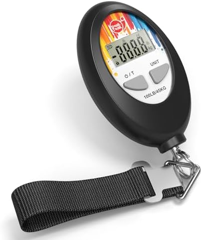 SNAIL TRAIL 100 lbs (45 kg) Digital Luggage Scale, Black by SnailTrail