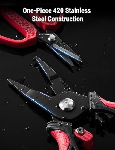 Piscifun 2pcs and 6pcs Fishing Tool Kit, Pliers and Fish Gripper - Image 3