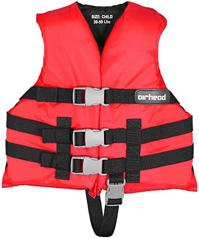 Airhead General Purpose Life Jacket for Adults & Kids - US Coast Guard Approved Life Vest for Men, Women, Youth, Child & Infant, Boating Safety PFD for Fishing & Swimming by Unknown
