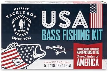 Catch Co Mystery Tackle Box Freshwater Bass Fishing Kit by CatchCo