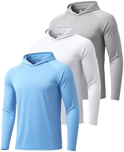 ZITY Men's Lightweight Pullover Hoodie UPF 50+ Fishing Shirts Sweatshirt by ZITY